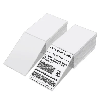 4x6 Fanfold Thermal Shipping Label